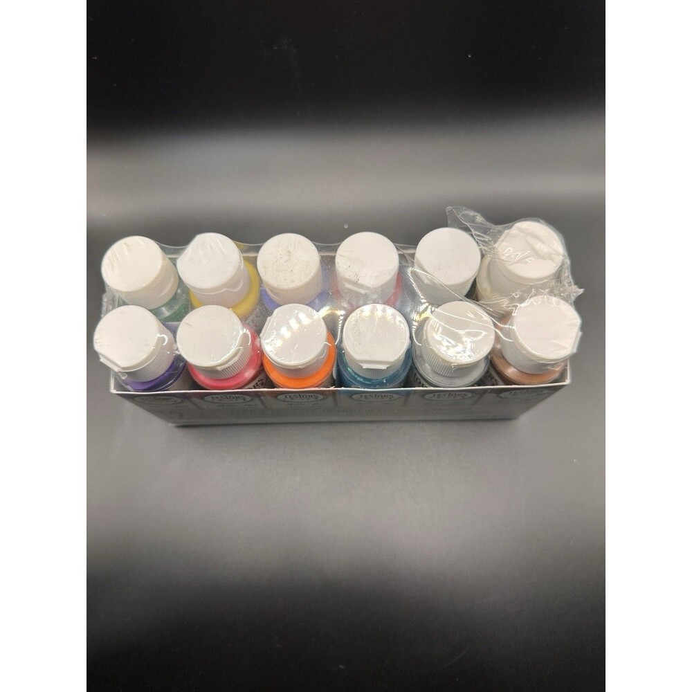 New Testers Craft Acrylic Paint 12  Set Matte Finish Multipurpose Water Based - Picture 2 of 9